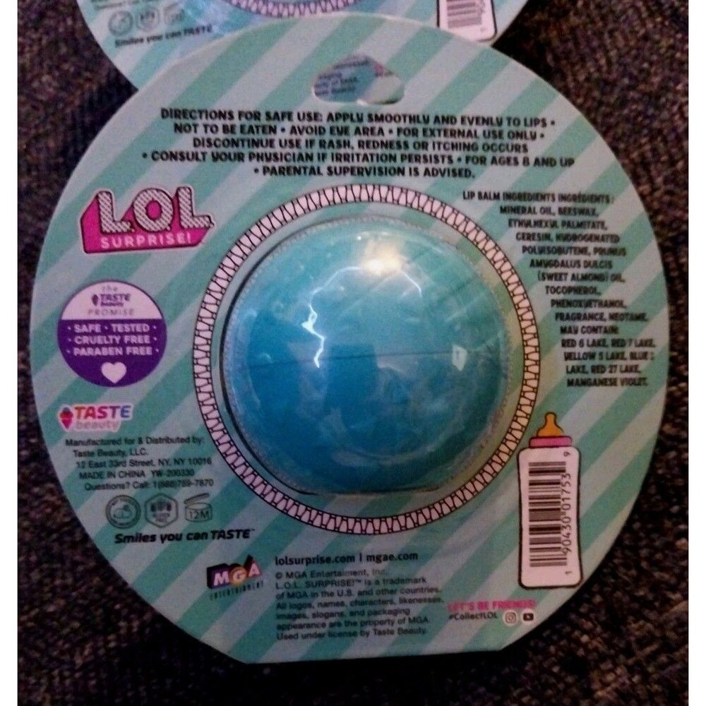 Lip Balm & Treatments 6 piece Set - Trolls, Peeps, L.O.L. Surprise, Emoji-New - Picture 5 of 12